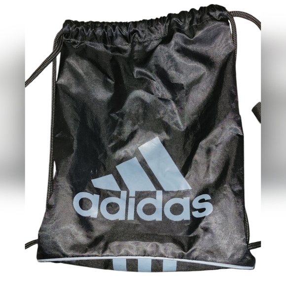 ADIDAS Unisex 3 STRIPE Drawstring Bag - Picture 3 of 4